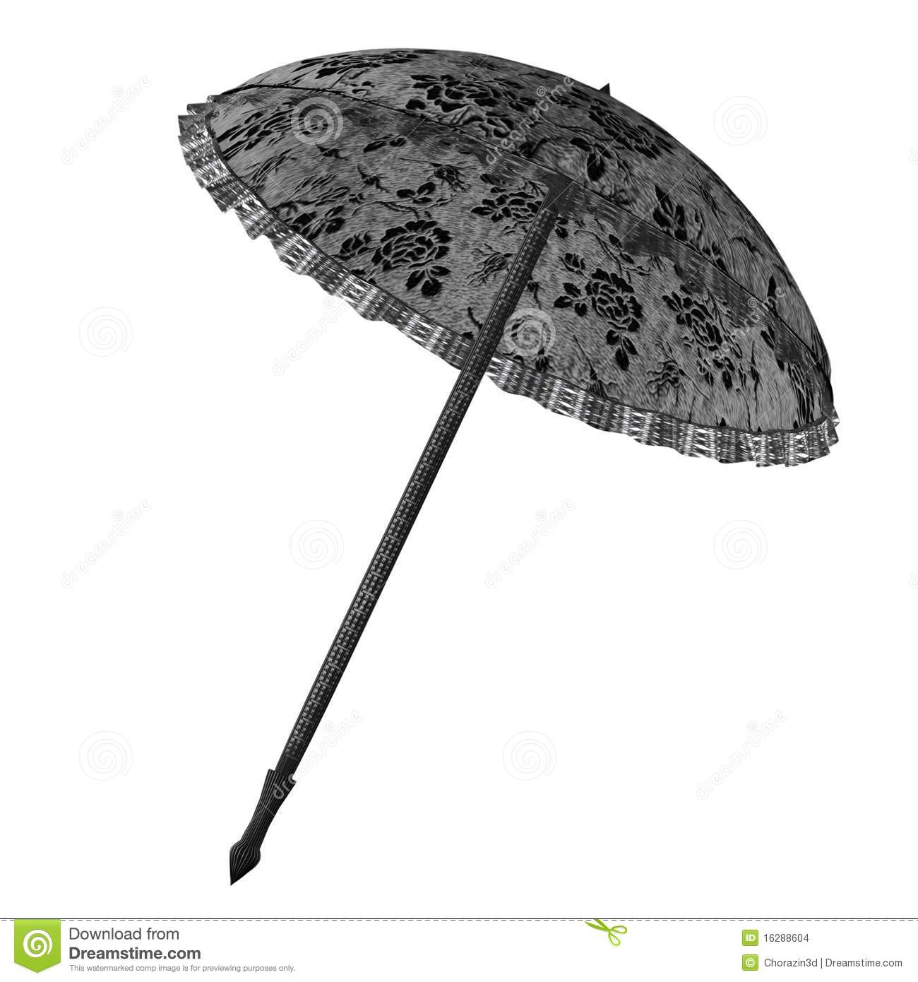 Black Umbrella Stock Images   Image  16288604