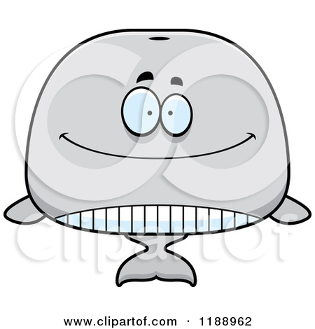 Cartoon Of A Happy Whale Mascot   Royalty Free Vector Clipart By Cory    
