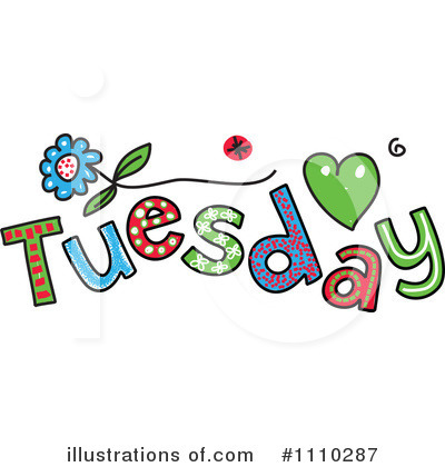 Days Of The Week Clipart Words Clipart Illustration