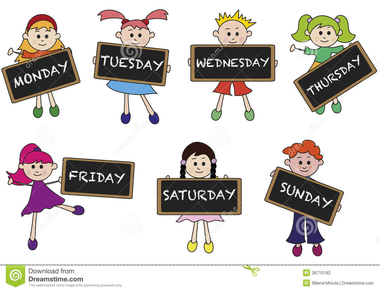 Days Of Week Stock Photography   Image  36710182