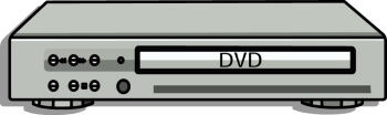 Dvd Clipart Black And White Dvd Player