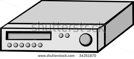 Dvd Player Clipart Vcr Or Dvd Player