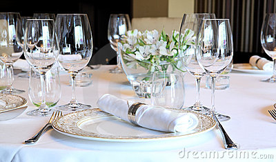 Fancy Dinner Table Clipart