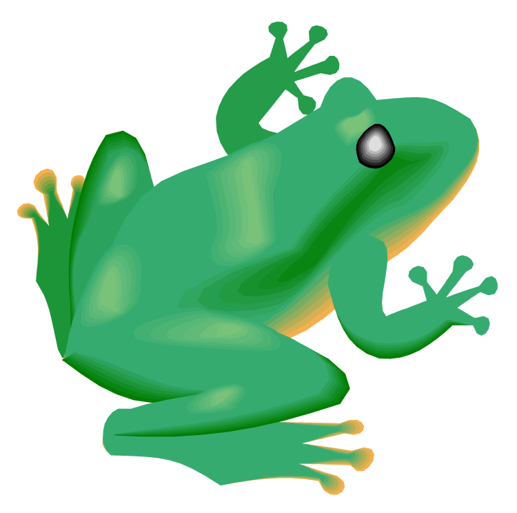 Frog On Lily Pad Clipart   Cliparts Co
