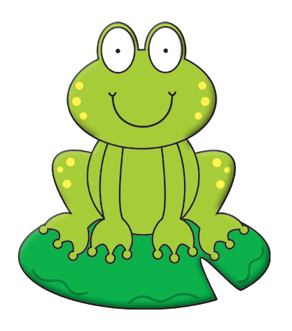 Frog On Lily Pad Drawing   Clipart Panda   Free Clipart Images