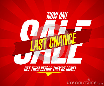 Last Chance Sale Stock Photography   Image  31194122