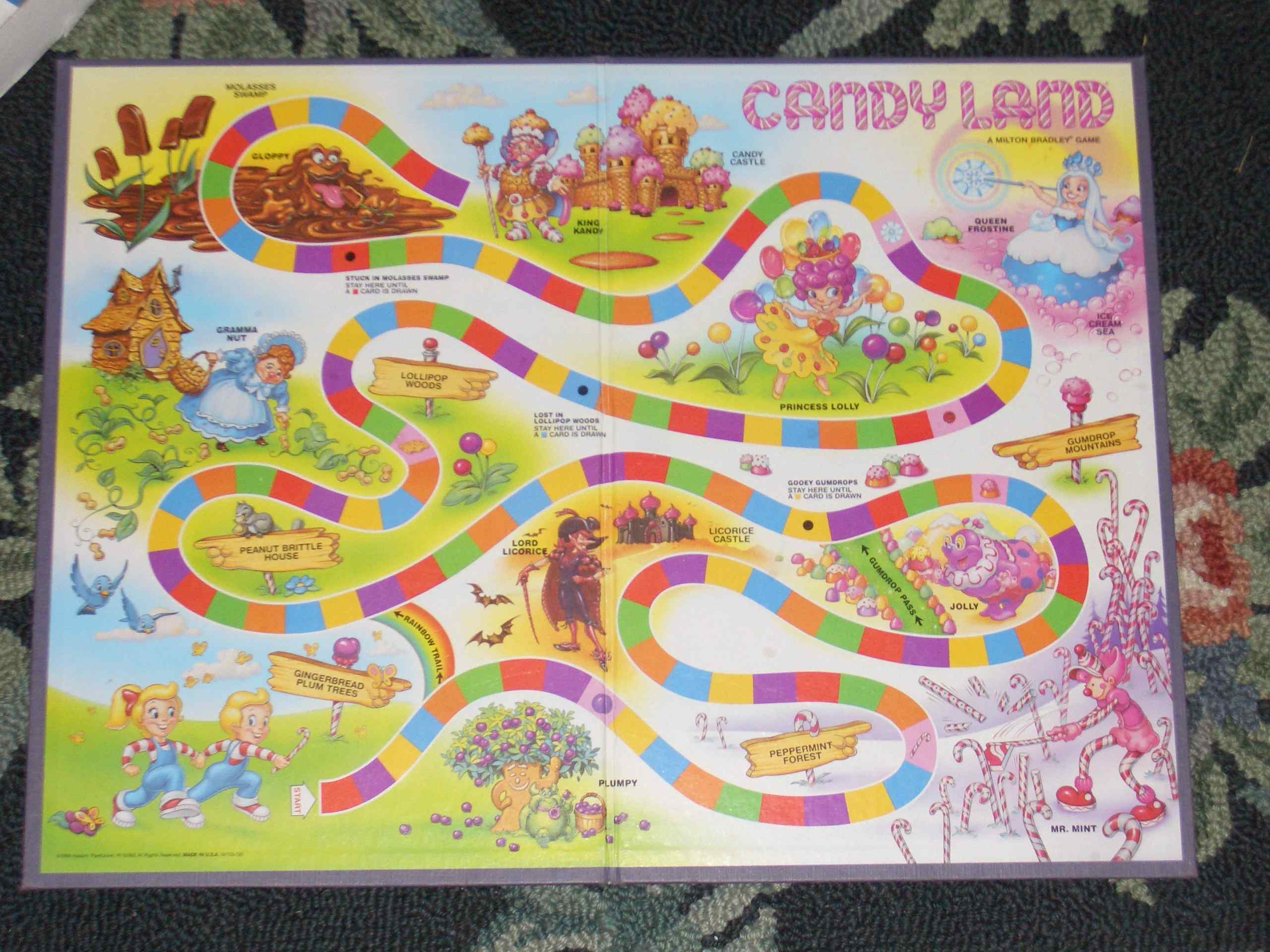 Mathematical Analysis Of Candyland Classic Version
