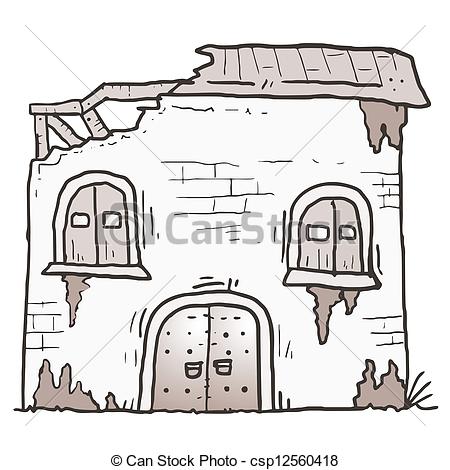 Old House Csp12560418   Search Clipart Illustration Drawings And