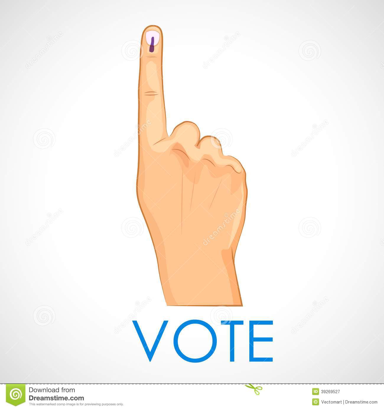 Voting Booth Clip Art Hand With Voting Sign Of India