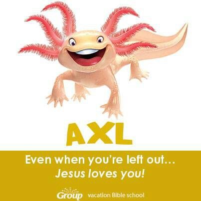 Axl The Axolotl      Weird Animals Vbs 2014   Pinterest