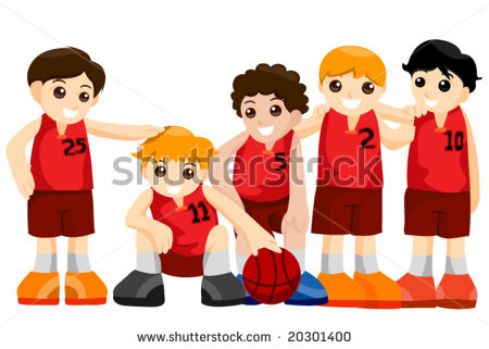 Basketball Team   Vector   20301400   Shutterstock
