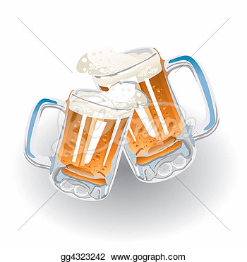 Beer Mugs Cheers Clipart Clip Art   Cheers   Two