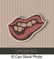 Black Lips Vector Clipart And Illustrations