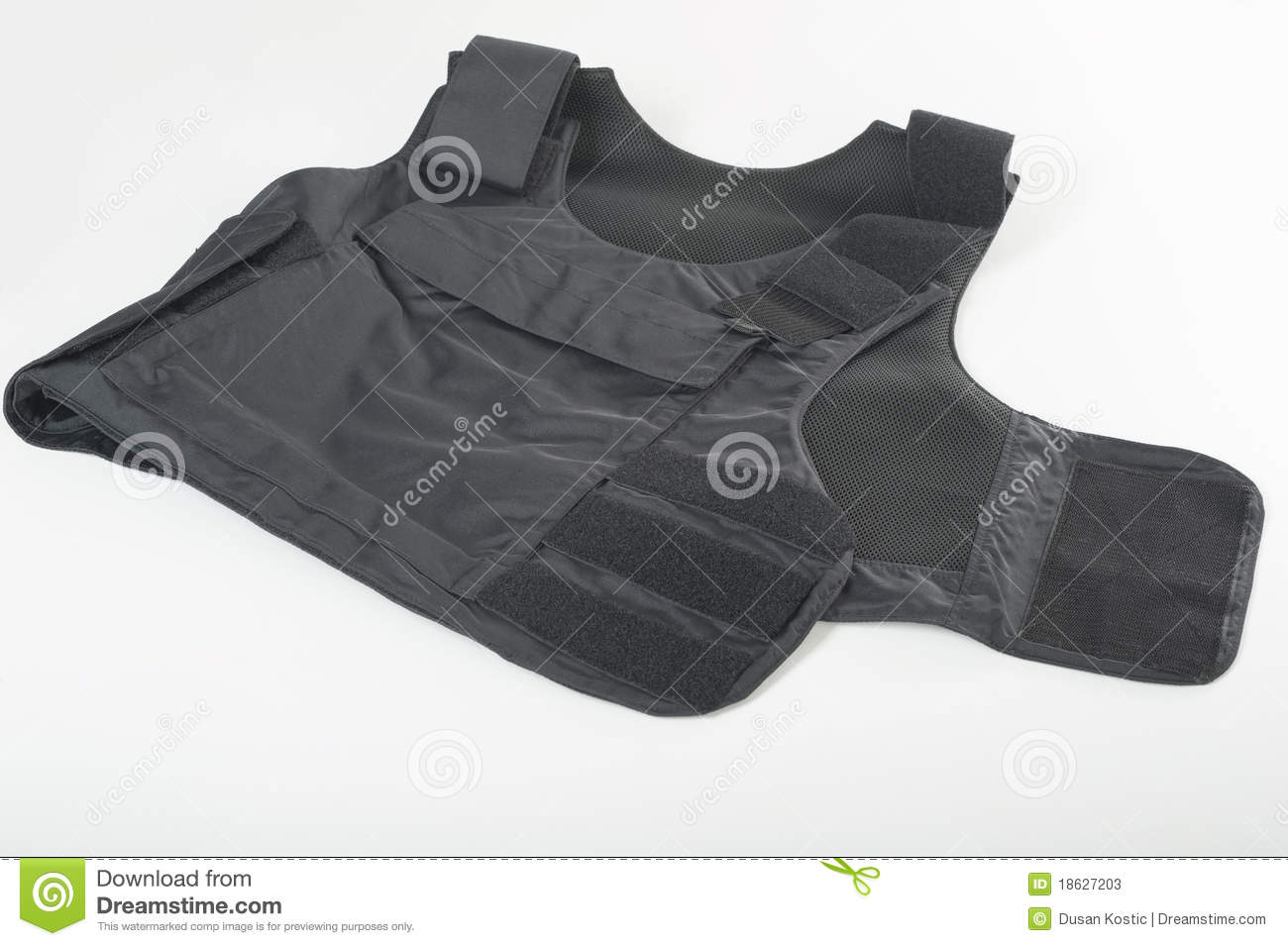Bulletproof Vest Isolated Stock Photos   Image  18627203