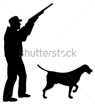    File Browse   Animals   Wildlife   Hunter And His Dog Silhouette