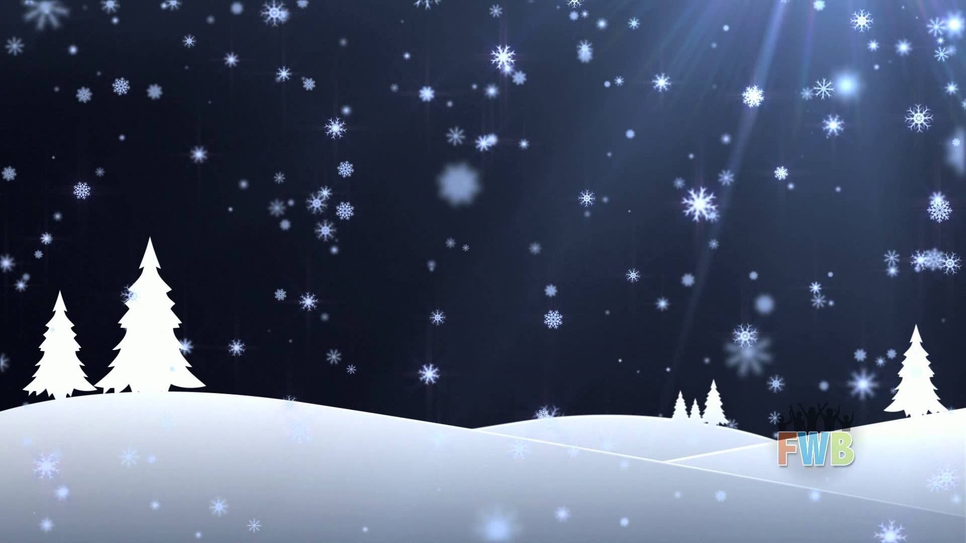 Free Christmas Worship Background Winter Wonderland   Youtube