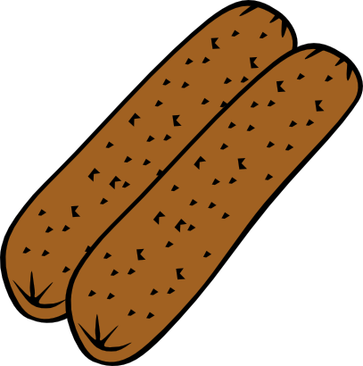 Free Clipart Of Breakfast Sausage