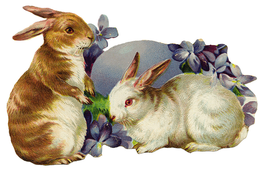 Free Vintage Clip Art   Vintage Easter Bunny