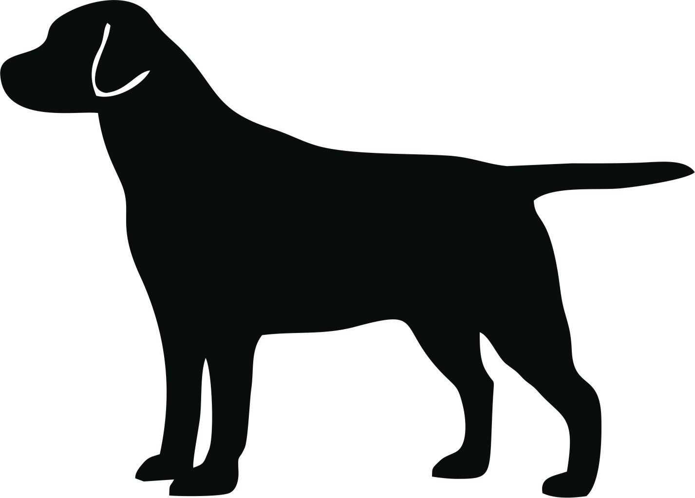 Hunting Dog Silhouette Clipart   Free Clip Art Images