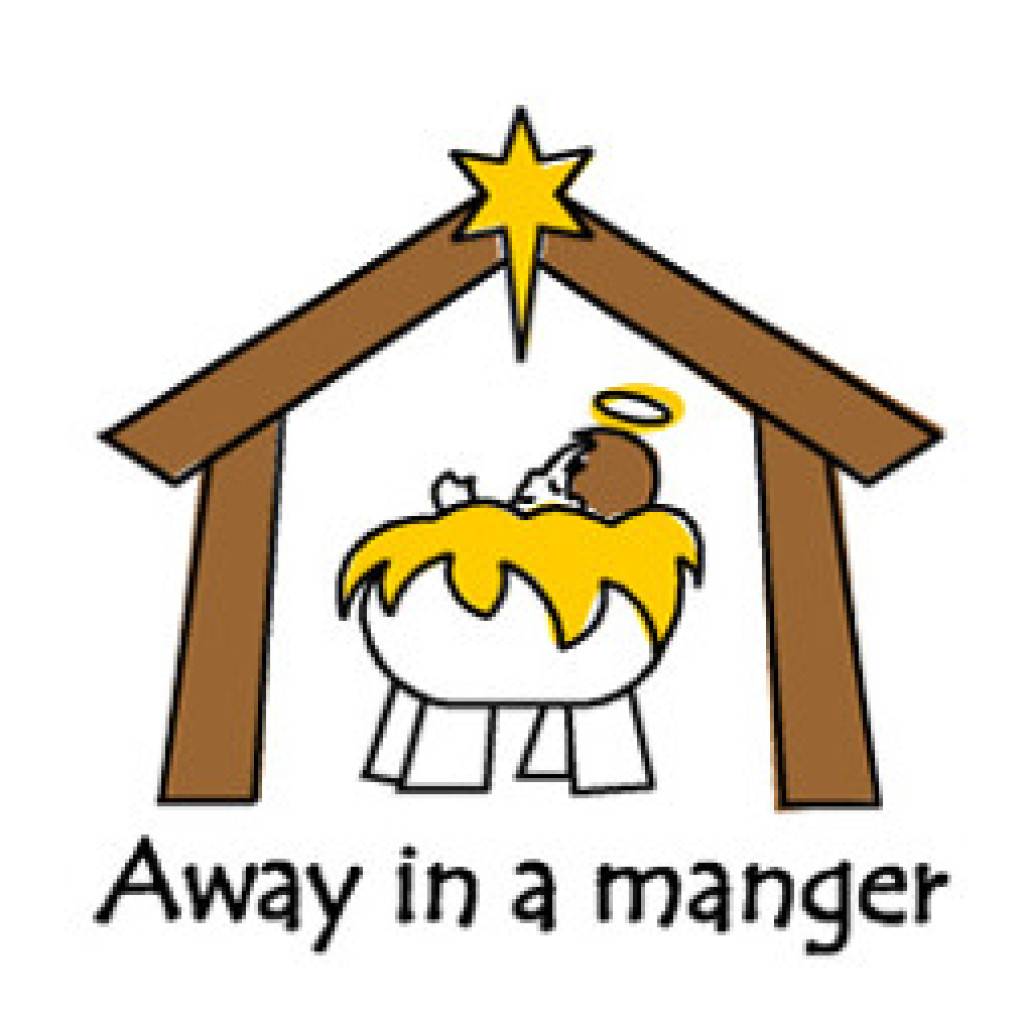Inkwell Stamps Away In A Manger