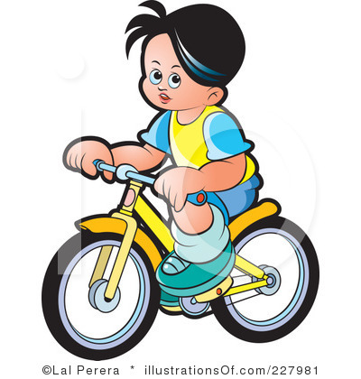 Kid Riding A Bike Clipart Kids Riding Bikes Clipart