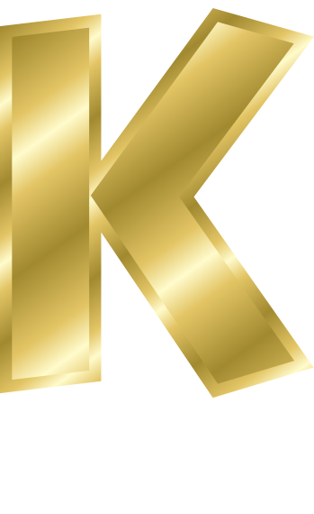 Letter Capitol K    Signs Symbol Alphabets Numbers Gold Gold Letter