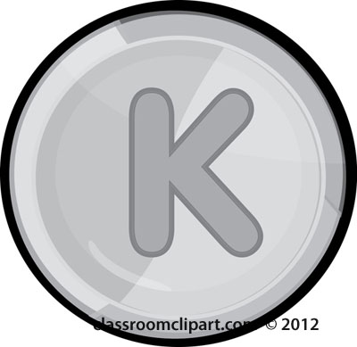 Letter K Symbol Gray Jpg
