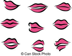 Lip Clip Art And Stock Illustrations  20797 Lip Eps Illustrations And