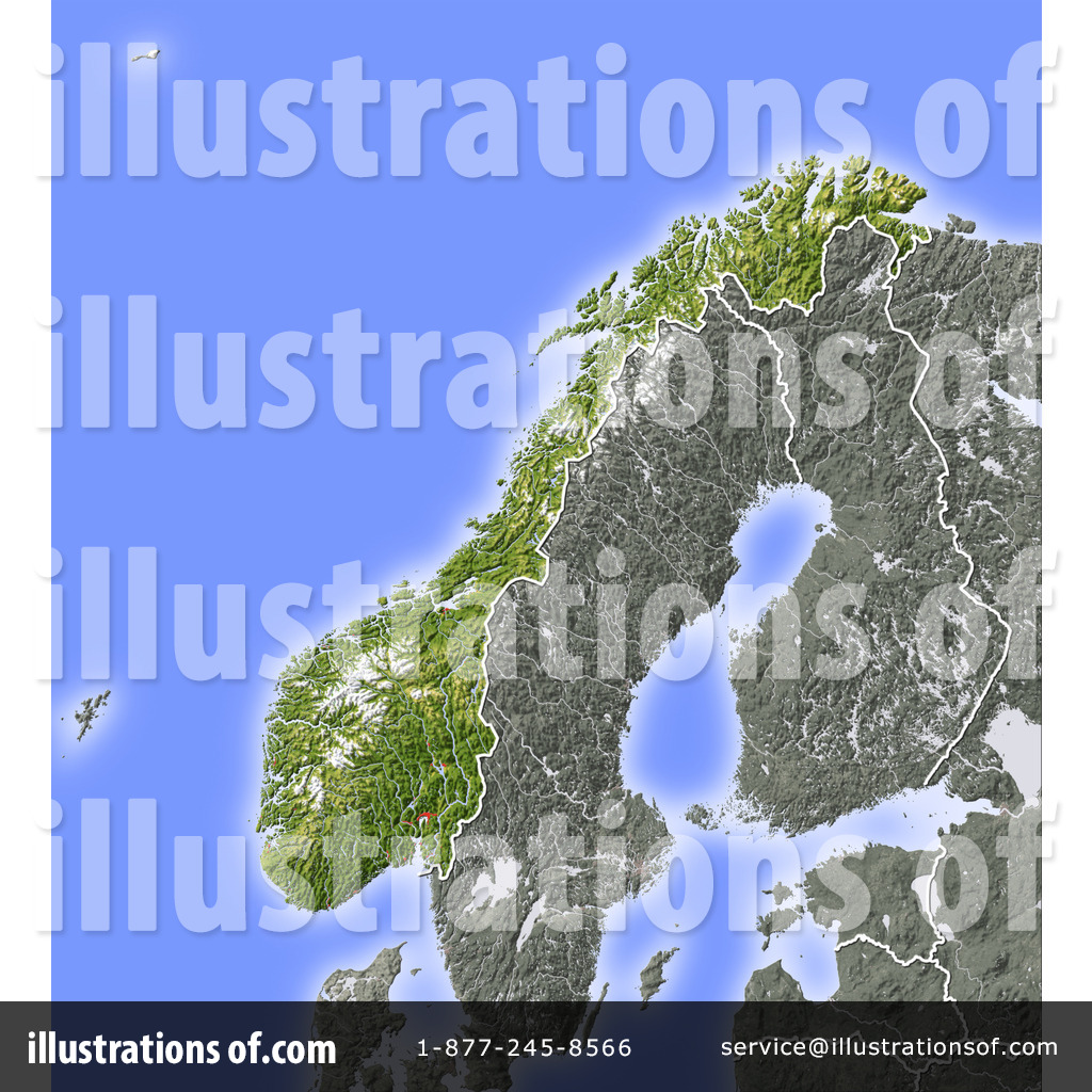 Map Clipart  91400 By Michael Schmeling   Royalty Free  Rf  Stock