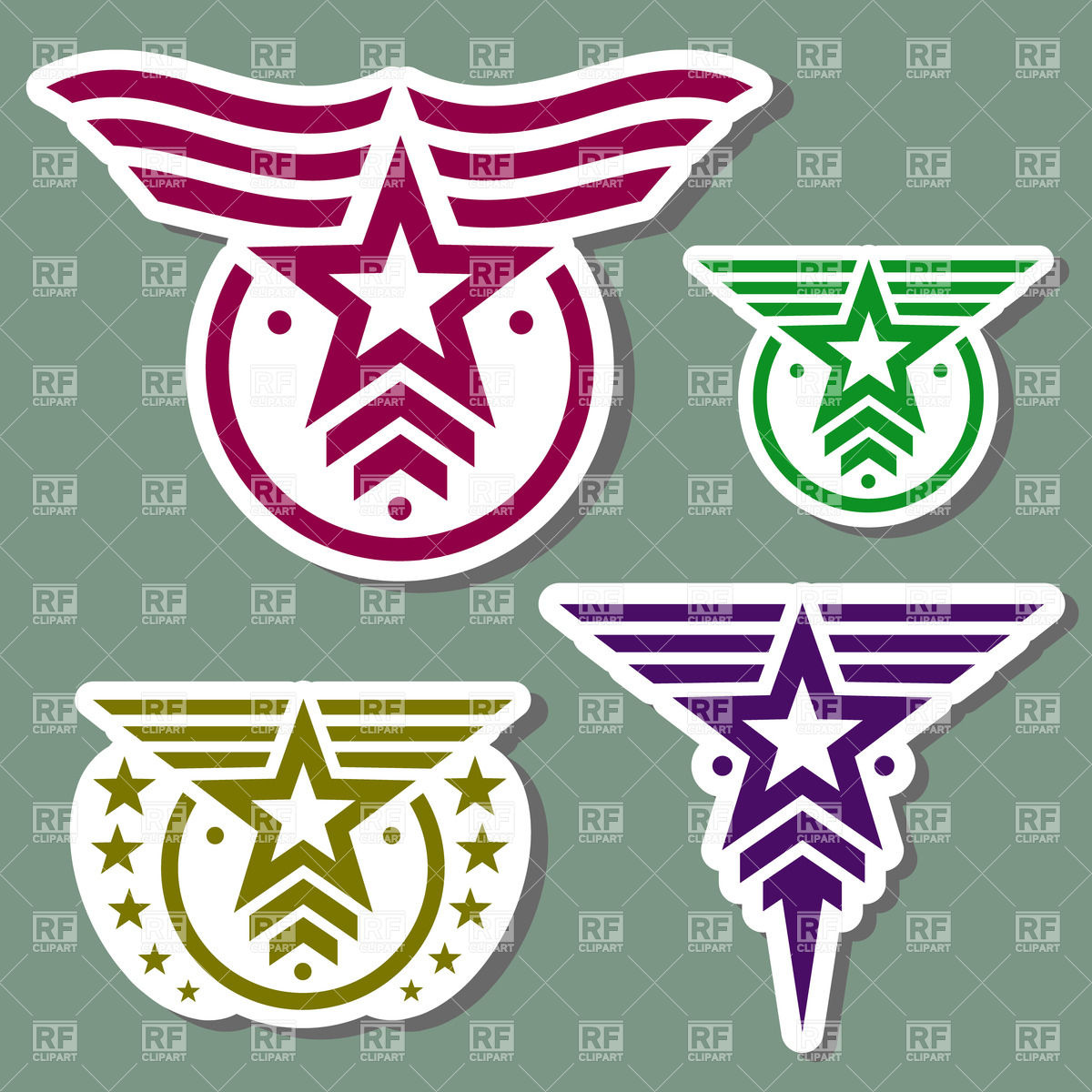 Military Emblems Clipart Free Military Style Emblem With