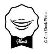 Mouth Design   Mouth Digital Design Vector Illustration 10