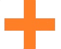Orange Plus Symbol