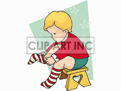 Putting On Clothes Clip Art