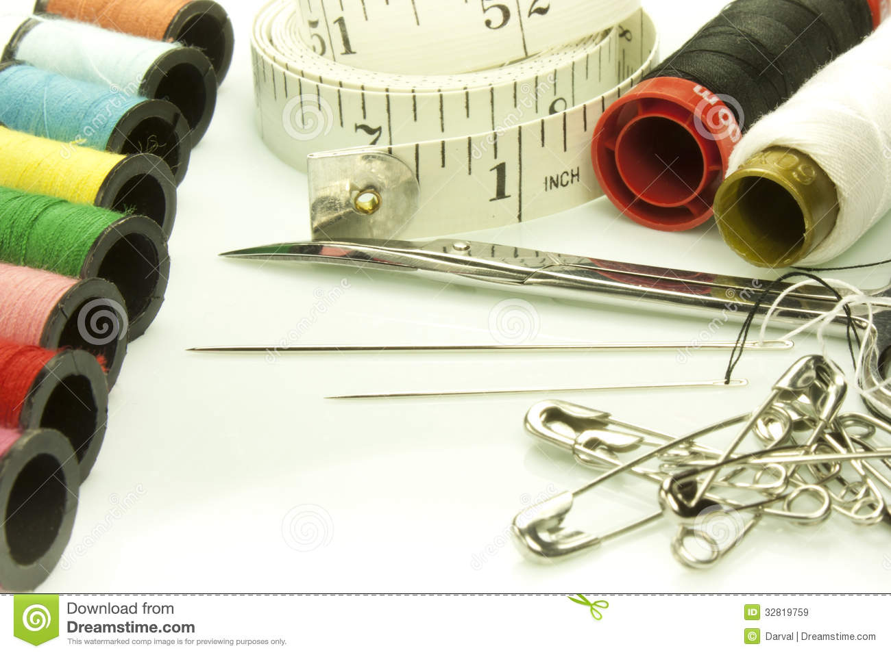 Tools Used For Sewing Royalty Free Stock Images   Image  32819759