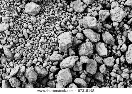     Black And White Background Image Of The Pile Of Dry Soil   Stock Photo