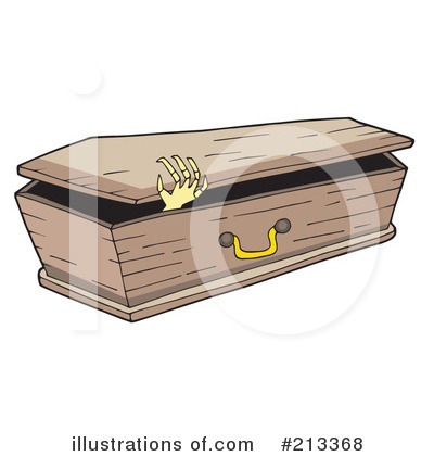 Coffin Clipart  213368 By Visekart   Royalty Free  Rf  Stock