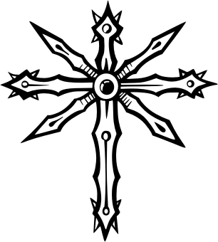 Cross  Free Vector Clipart Sample For Vehicle Graphics And Tattoo    