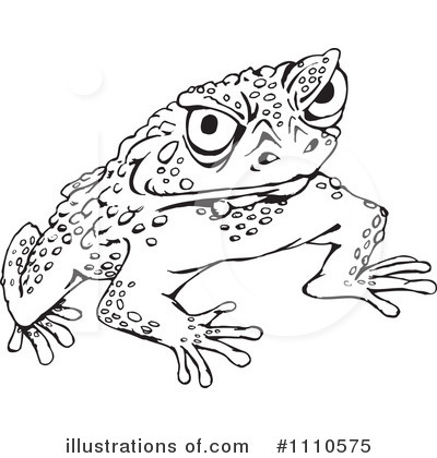 Frog Clipart  1110575   Illustration By Dennis Holmes Designs