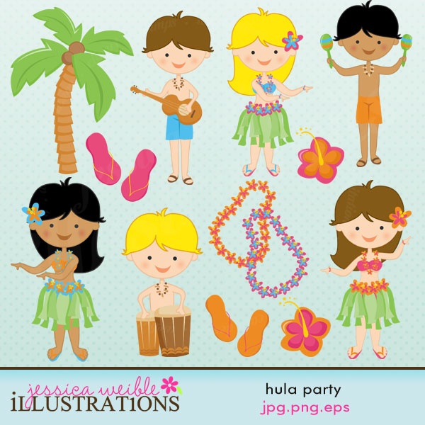 Hula Party   Crafts  Silhouette Projects   Pinterest