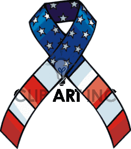 Royalty Free A Patriotic Ribbon Clipart Image Picture Art   142515