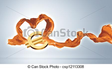 Stock Illustration Of Foreign Currency   Metal Currency Symbols
