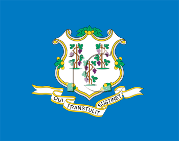 This Connecticut Flag Picture Is Available As Part Of A Low Clipart