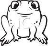Toad Clip Art Black And White   Clipart Panda   Free Clipart Images