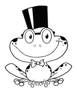 Toad Clip Art Black And White   Clipart Panda   Free Clipart Images