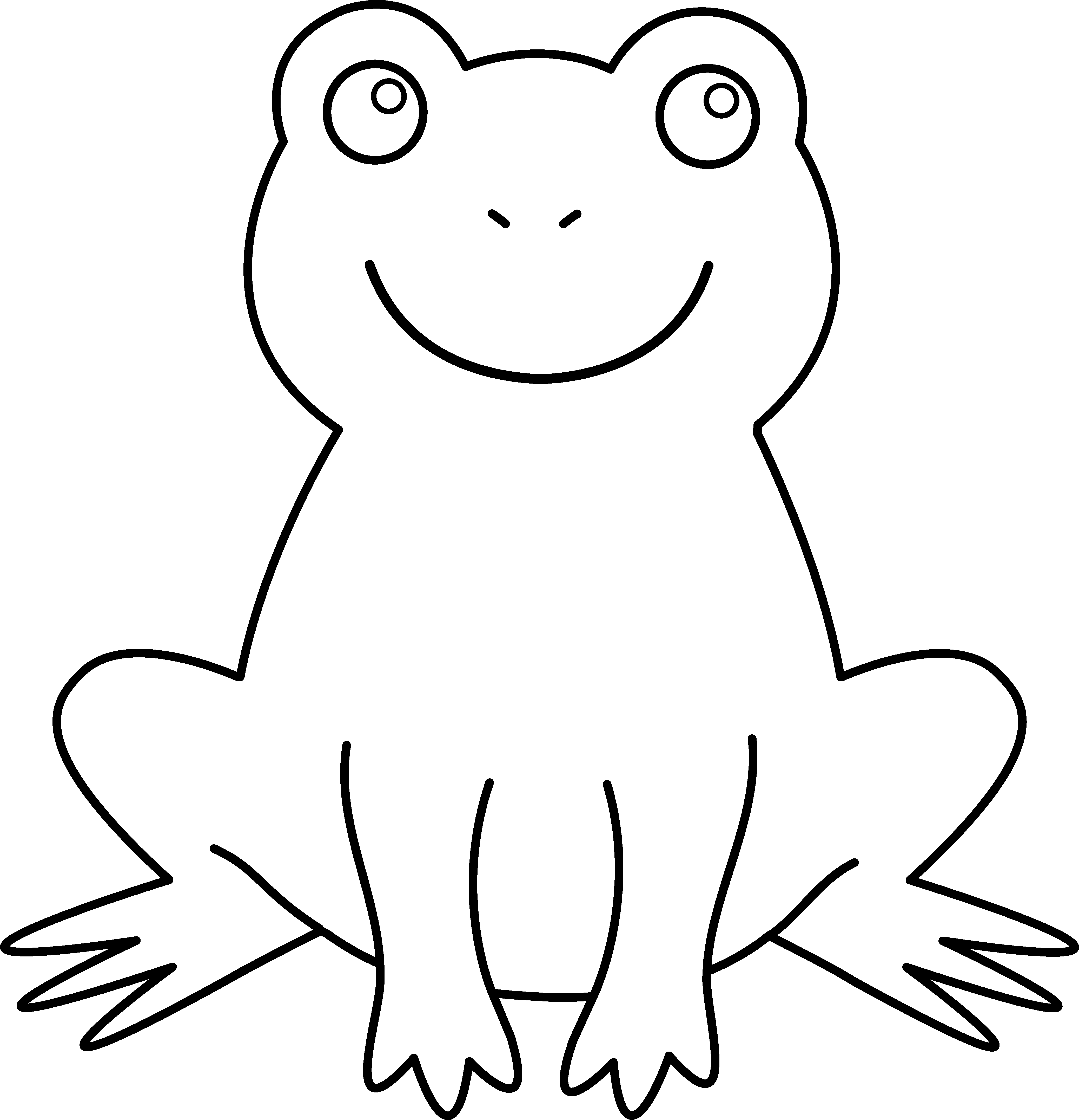 Toad Clipart Black And White   Clipart Panda   Free Clipart Images