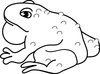 Toad Clipart Black And White Toad Clipart