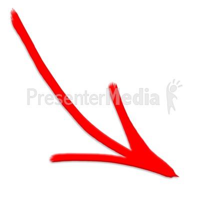 Arrow Symbol Painted   Signs And Symbols   Great Clipart For