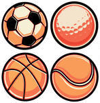 Basketballcollectiondesign Elementsgolf Ballhalftone Pattern