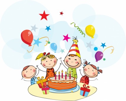 Birthday Cartoon Vector Misc   Free Vector For Free Download