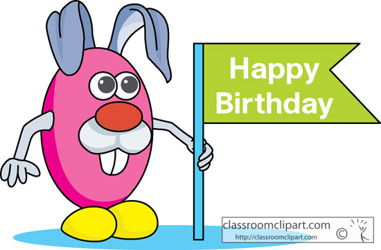 Birthday   Happy Birthday Character Cartoon 06   Classroom Clipart